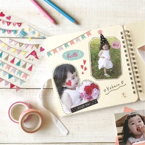 Lab Clip Scrapbooking Square White SCSQ01-WH