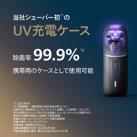 【适合皮肤】飞利浦 电动剃须刀 i9000 Prestige Ultra 附带清洗装置 电动 剃须 男士 (72枚刀片・旋转式) 铬色 XP9404/49【Amazon.co.jp限定】