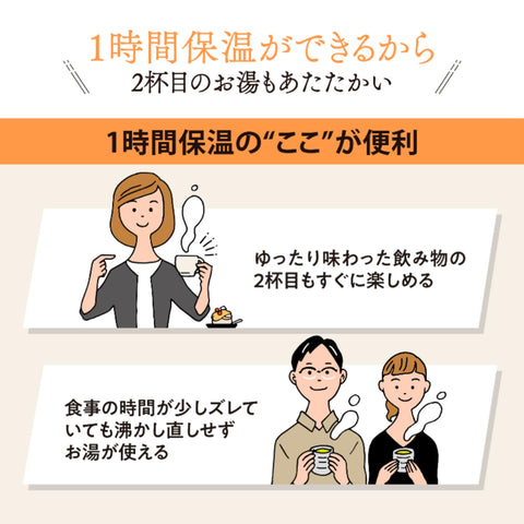 상인 마호빈 전기 주전자 1.0L 스피드 끓는 안전 설계 전도탕 누설 방지 보온 기능 핸드 드립 모드 블랙 CK-AX10-BA