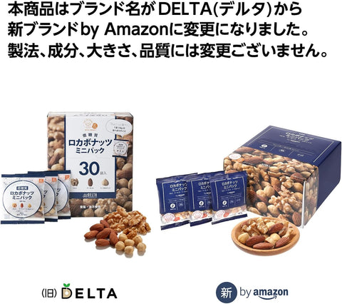 Low Carb Nuts Mini Pack, 30 servings, 16g x 30 individually wrapped packs (Delta International)