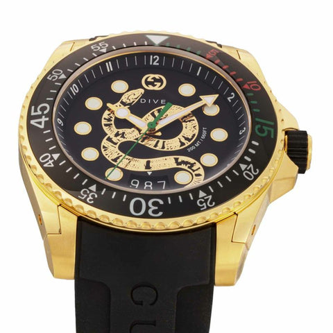 GUCCI Dive Quartz Mens YA136219 WATCH WRIST WATCH LUXURY WATCH BRAND