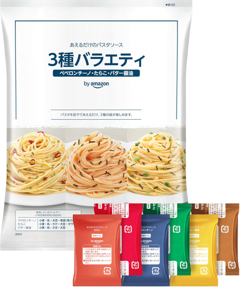 亚马逊混合意面酱，3 种口味，15 份（267.5 克）