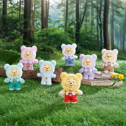 TOP TOY 迪士尼 小熊維尼 糖果熊 系列【1件】軟乙烯基 手辦 百葉窗盒 禮物 玩具