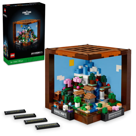 LEGO Minecraft 21265 Minecraft Work Bench Toy Present, Block, Boyfriend, Girls, Boyfriend, Interior, Micra