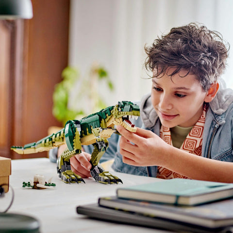 LEGO Creator Expert 31151 3-in-1 T-Rex Set (T-Rex/Triceratops/Pterodactyl), For Ages 8 - 11, Boys & Girls, Creative Educational Toy