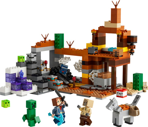 レゴ(LEGO) マインクラフト 荒野の廃坑 おもちゃ 玩具 誕生日 プレゼント ブロック 男の子 女の子 子供 8歳 9歳 10歳 小学生 マイクラ Minecraft グッズ ゲーム 21263