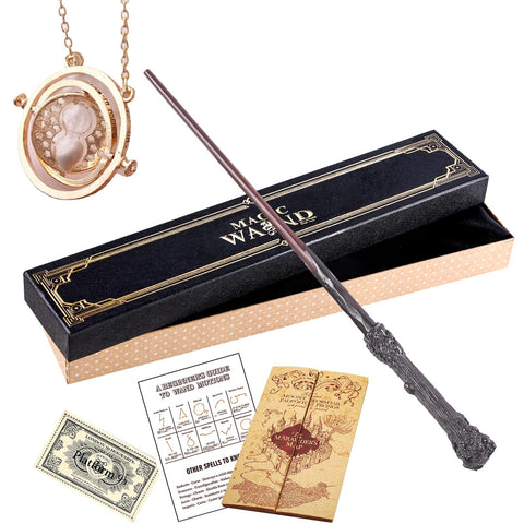 MUMAREN Harry Potter Magic Wand, Magic School Prop, Cosplay, Resin, Prop, Faithful Reproduction, Length 15.7 inches (40 cm), Highly Recovered Wand, Party, Birthday Gift, Magic Prop, Spell, Magic,