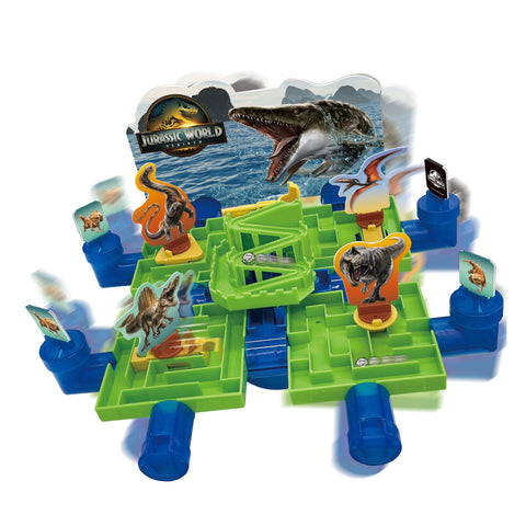 EPOCH Jurassic World Reverse Maze Game, ST Mark Certified, For Ages 4 and Up, Toy Game, Number of Players: 1 Person