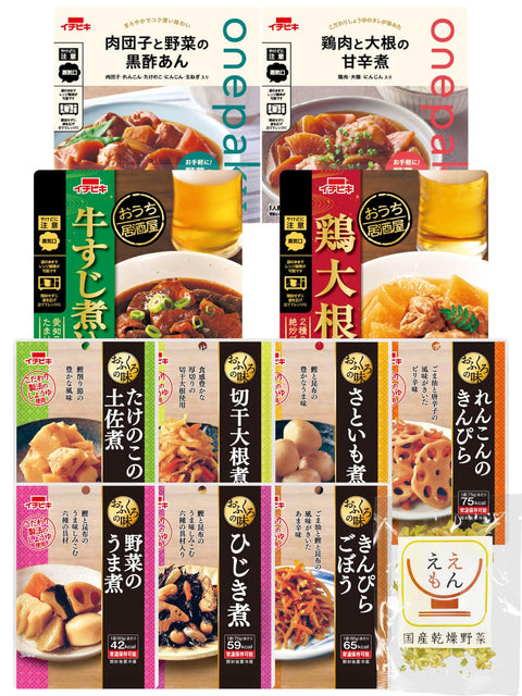 レトルト おかず 人気 和食 惣菜 野菜 肉 11種11食 詰め合わせ セット イチビキ レトルト食品 常温 レンジ 保存食 国産乾燥野菜