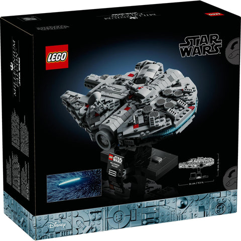 LEGO 75375 Star Wars Millennium Falcon Toy Toy Present Block Male Father Boyfriend Female Mother Mother Her Adult Spaceship