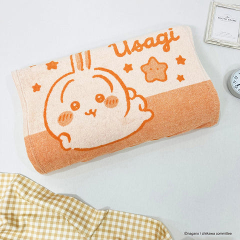 MORIPiLO 4621696 Pillowcase, Towelcloth 43, 24.8 inches (63 cm), 13.8 x 19.7 inches (35 x 50 cm), Chiikawa Rabbit Goods, Washable Pillow Case (Can be Used by Parents and Children), For Adults and