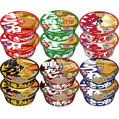 红色狐狸 Maruchan 日式面彩色6种套装 2个(x 6)