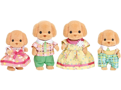 Sylvanian Families Doll Toy Poodle Family FS-29