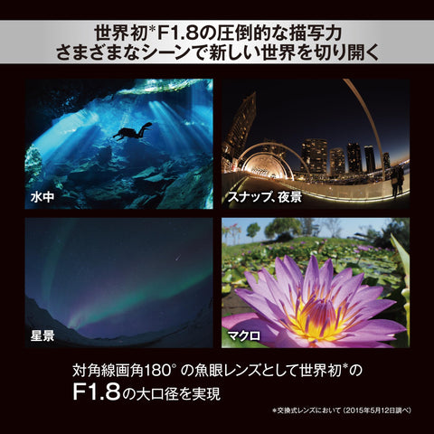 OM 시스템 피쉬아이 렌즈 M.ZUIKO 디지털 ED 8mm F1.8 피쉬아이 프로 스타스케이프/자연 풍경