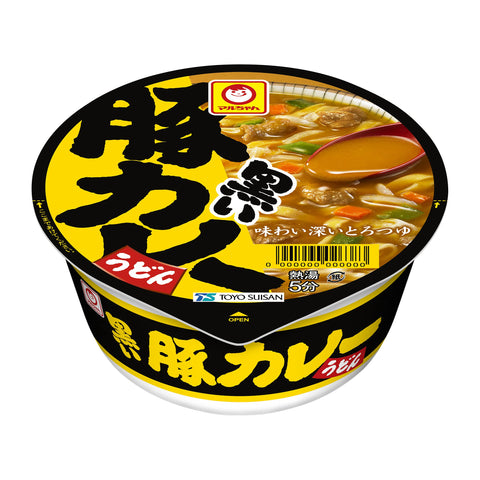 マルちゃん 黒い豚カレーうどん ( 87g×12個 ) カップ麺 カレーうどん ( コシ /太麺 ) レトルト カップうどん ( 豚肉 / とろつゆ仕立て ) 箱買い 東洋水産 赤いきつねシリーズ