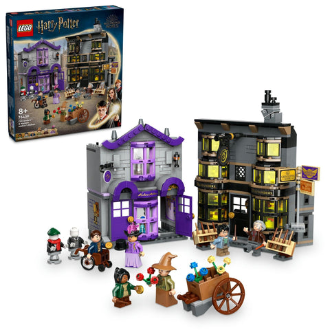 LEGO 76439 Harry Potter Olivander Shop and Madame Markin's Clothing Store, Toys, Presents, Blocks, Boys, Girls, Children, 7, 8, 9, 10, Elementary School Students