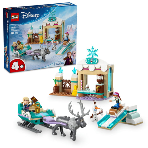 LEGO 乐高 迪士尼公主 冰雪奇缘冒险 玩具 生日 礼物 积木 益智男孩 女孩 儿童 4岁 5岁 6岁 迪士尼 周边 扮演 过家家家 43256