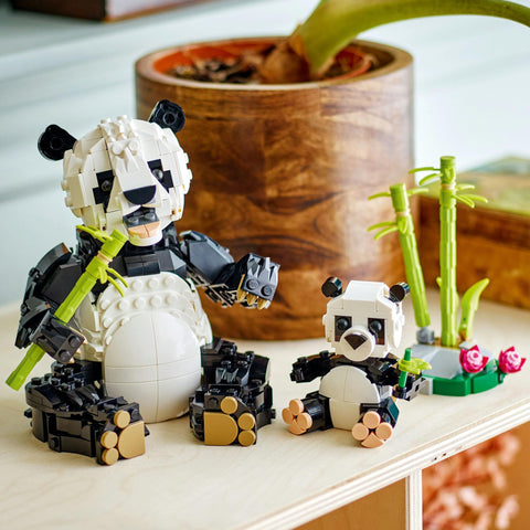 Lego Creator Animal: Panda Toy Birthday Present Block 31165 for Girls Boys 8 Years 9 10 Years Old Elementary School Animal Creature