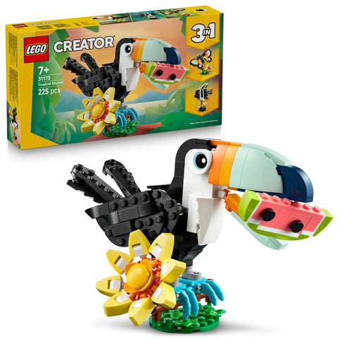 Lego Creator Wild Animals 31173 Tropical Toucan Toy Birthday Present Blocks Girls Boys Children 7 8 9 Years Old Elementary School Interior Stylish Figure Goods