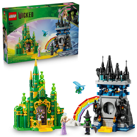 레고 (LEGO) 위키드 에메랄드 시티와 키아모 캐슬 장난감 생일 선물 블록 여아 남아 9세 아동 10세 11세 초등학생 역할 놀이 놀이방 인형 75689
