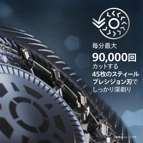 飞利浦 电动剃须刀 S5000系列 电动 剃须刀 男士 (45枚刀片・旋转式/Skin IQ 技术・浴室剃须& 可整体清洗) S5882/60 Petroll 蓝色
