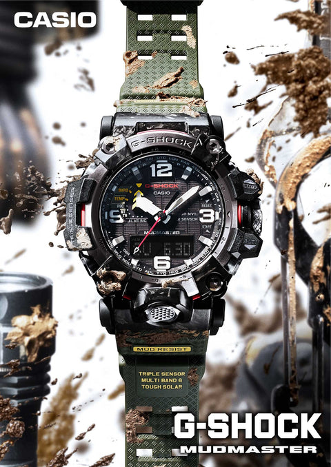 [カシオ] 腕時計 ジーショック 【国内正規品】 MUDMASTER 電波ソーラー GWG-2000-1A1JF メンズ ブラック