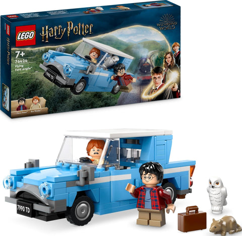 LEGO 76424 Harry Potter Flying Ford Anglia Toy Toy Present, Blocks, Boys, Girls, Children, 6, 7, 8, 9, Elementary School Students, Car, Plastic Model