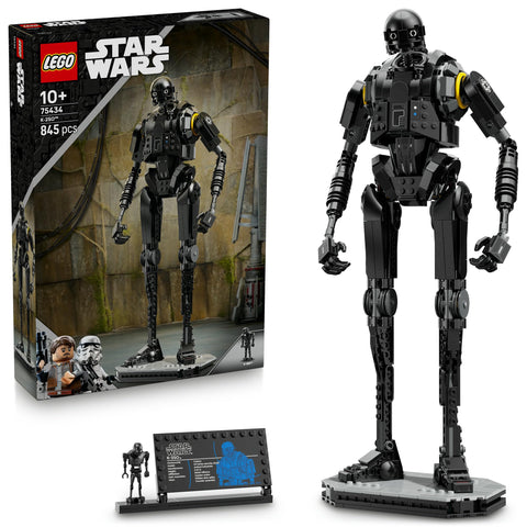 Lego 75434 Star Wars K-2SO Security Droid Toy, Birthday Gift, Blocks, Boys, Girls, Children, 10, 11, 12, Elementary School Students, Space Competition, Robot