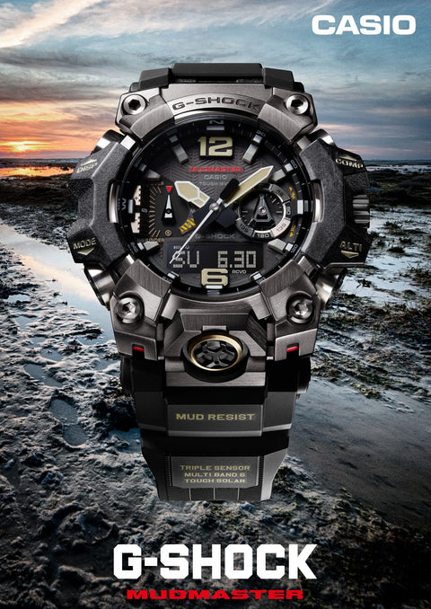 [カシオ] 腕時計 ジーショック 【国内正規品】 MUDMASTER Bluetooth搭載 電波ソーラーバイオマスプラスチック採用 GWG-B1000-1AJF メンズ ブラック