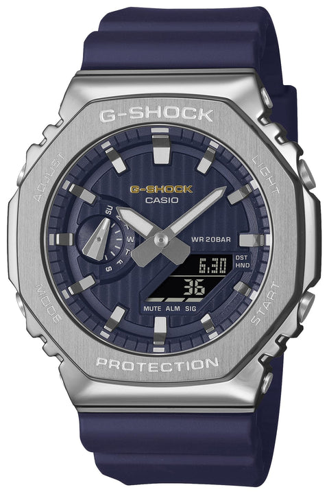 Casio 卡西欧 腕表 G-shock 对表 金属外壳 GM-S2100/GM-S2110 2511, 藏青色