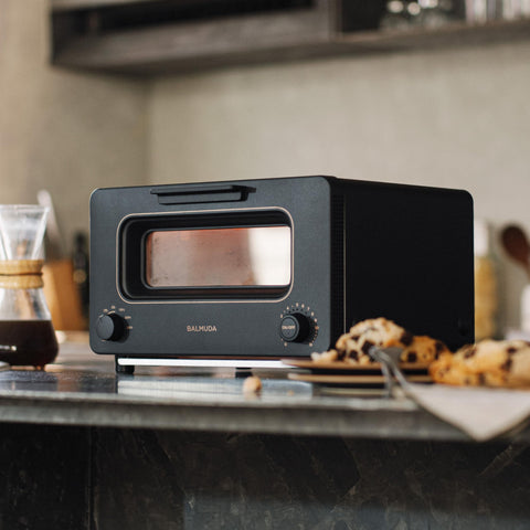 Balmuda The Toaster Steam Toaster with Official Recipe Book (2013 Renewal Release) Black | BALMUDA The Toaster K11A-BK