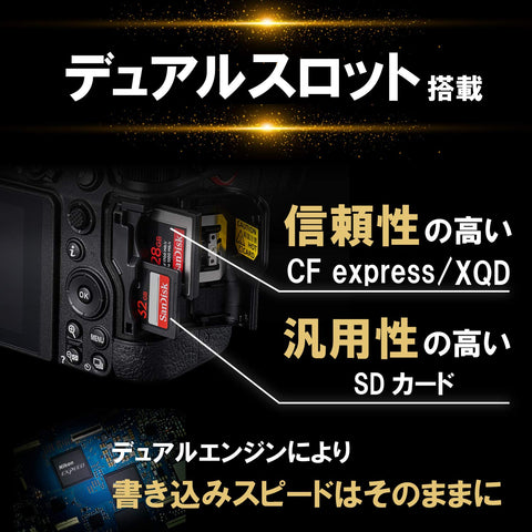 Nikon 미러리스 카메라 일안 Z7II 바디 블랙