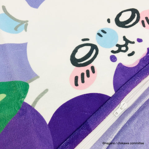 MORIPiLO 4621298 Morishita Chiikawa Cushion Cover, Purple, 17.7 x 17.7 inches (45 x 45 cm), Sofa, Backpack, Pillow, Character Goods, Small and Cute