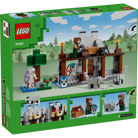 LEGO 樂高 我的世界 狼堡壘 玩具 禮物 積木 男孩 女孩 兒童 7歲 8歲 9歲 10歲 小學生 迷你小人偶 My Craft 21261