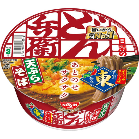 돈베이 덴푸라 소바 (동부) 닛신 푸드 컵라면 100g x 12개