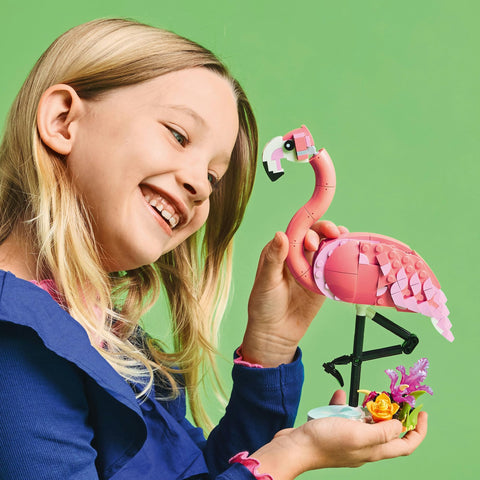 LEGO 樂高 Creator 動物:粉紅火烈鳥 玩具 生日 禮物 積木 女孩 男孩 兒童 8歲 9歲 10歲 小學生 動物 生物 31170