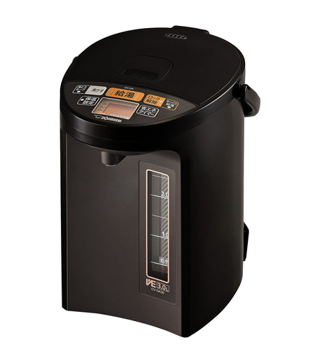 Zojirushi Electric Kettle, 3.0L, Yuyusei, Energy-Saving Type, VE Electric Thermos, 5 Temperature Settings, Brown, CV-GA30-TA