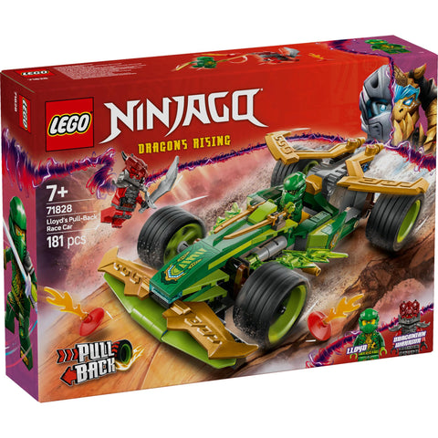 レゴ(LEGO) ニンジャゴー ロイドのプルバックレースカー おもちゃ 玩具 誕生日 プレゼント ブロック 男の子 女の子 子供 7歳 8歳 9歳 小学生 乗り物 車 ミニカー 対戦 ロボット 71828