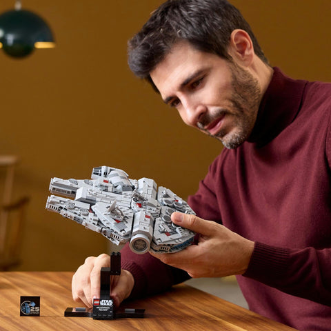 LEGO 樂高 星際大戰 千禧年獵鷹 玩具 禮物 積木 男性 父親 父親 男友 女性 母親 女友 成人 太空船 75375