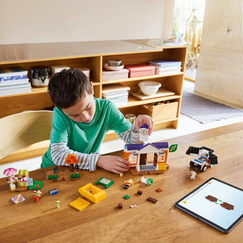 LEGO 乐高 动物森友会 广场与 Totakey Live 玩具 礼物 积木 女孩 男孩 儿童 6岁 7岁 8岁 9岁 小学生 益智 人气 Totake 水滴 莫尼卡 动物森 汽车 汽车 77052