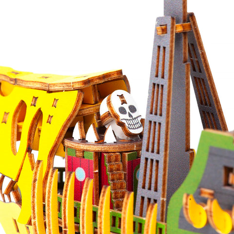 ki-gu-mi One Piece Victoria Punk Issue - Wooden 3D Puzzle DIY Craft Kit for Boys and Girls, Enjoyable for Elementary School Students and Adults, Wooden Puzzle, Perfect as a Gift for Adults