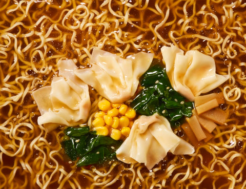 Maruchan Gekimen Wonton Men Wakame Soy Sauce, 2.9 oz (83 g) x 12