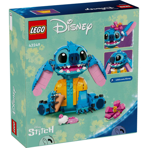 LEGO 43249 Disney Stitch Toy Toy Present, Blocks, Girls, Boys, Children, 8, 9, 10, 11 Years, Elementary School Students, Stitch Doll