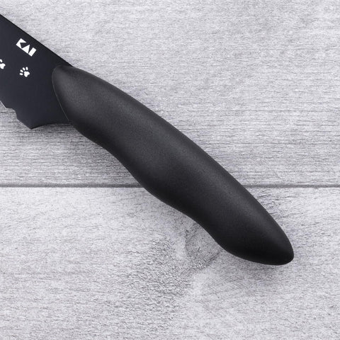 Kai Corporation KAI AB5804 Cat Bread Knife, Black Cat Color