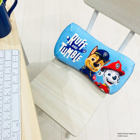 MORIPiLO Morishita Paw Patrol 低反彈枕頭 16x33x8cm 護腰 靠背 支撐 毛絨玩具 坐墊 人物 商品 Chiss Marshal 藍色 4621465