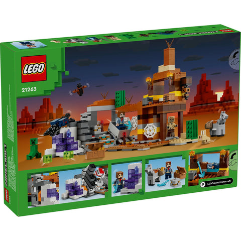 レゴ(LEGO) マインクラフト 荒野の廃坑 おもちゃ 玩具 誕生日 プレゼント ブロック 男の子 女の子 子供 8歳 9歳 10歳 小学生 マイクラ Minecraft グッズ ゲーム 21263