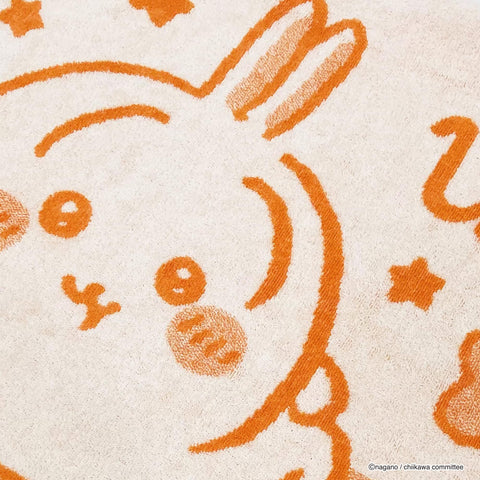 MORIPiLO 4621696 Pillowcase, Towelcloth 43, 24.8 inches (63 cm), 13.8 x 19.7 inches (35 x 50 cm), Chiikawa Rabbit Goods, Washable Pillow Case (Can be Used by Parents and Children), For Adults and