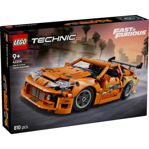 レゴ(LEGO) テクニック Fast and Furious Toyota Supra MK4 おもちゃ 玩具 誕生日 プレゼント ブロック 男の子 女の子 子供 9歳 10歳 11歳 小学生 乗り物 車 ミニカー 42204