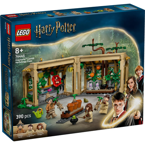 LEGO 樂高 哈利波特 霍格華茲城堡:藥草學 玩具 生日 禮物 積木 女孩 男孩 兒童 8歲 9歲 10歲 小學生 哈利波特 商品 觀葉植物 人造綠 76445