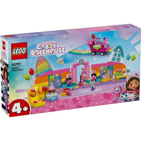 Lego 10797 Gabby Dollhouse Gabby Party Room Toy Present, Blocks, Boys, Girls, Children, 4, 5, 6 Years